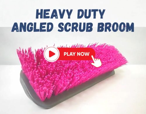 scrub broom video image